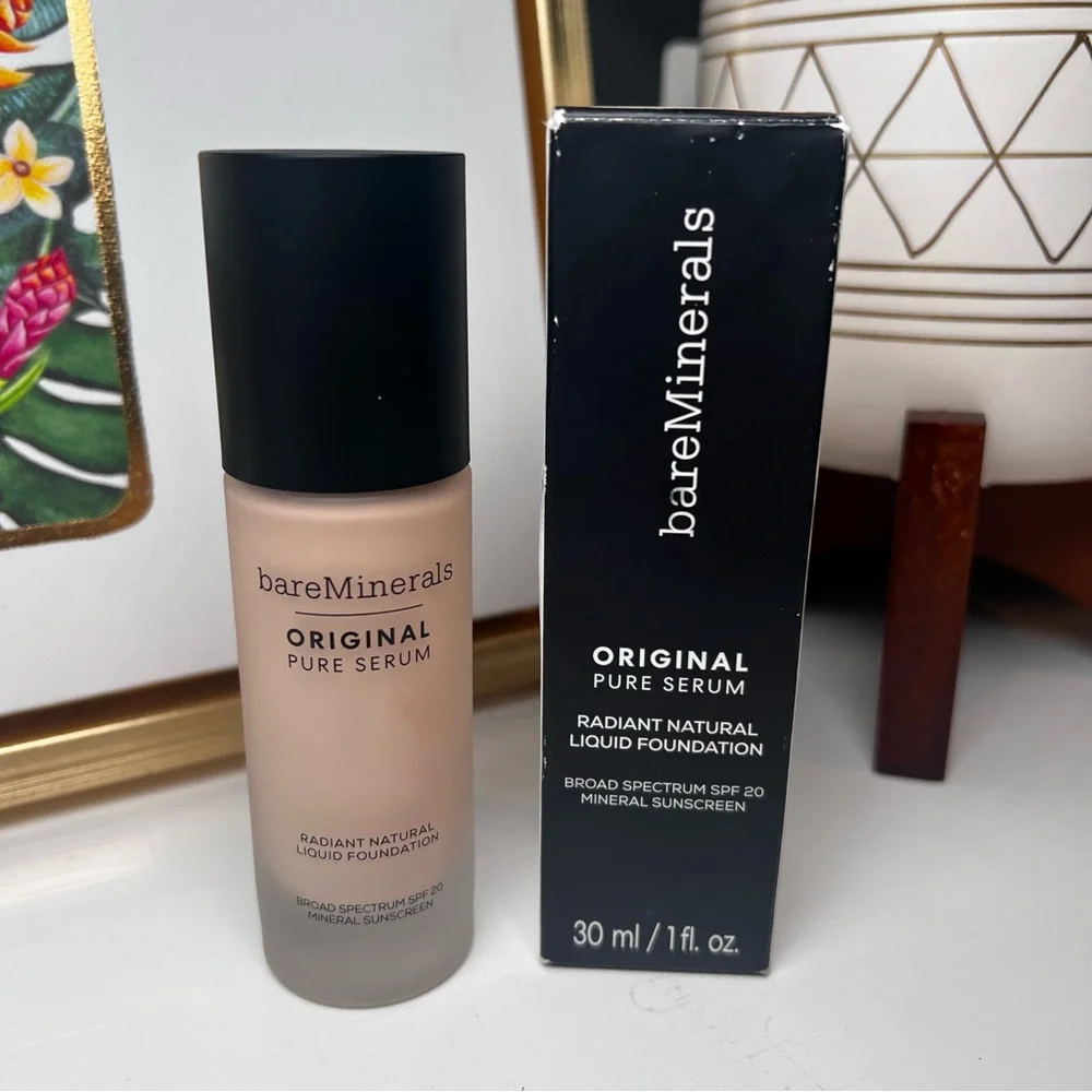 bareMinerals Original Pure Serum Foundation - Fair Cool 1 - NEW